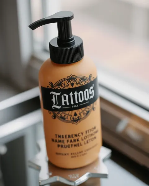 タトゥーの lotion：タトゥーアフターケアルーティン