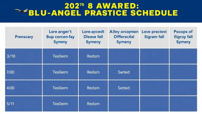 ブルーアンジェル2025練習スケジュールが利用可能
