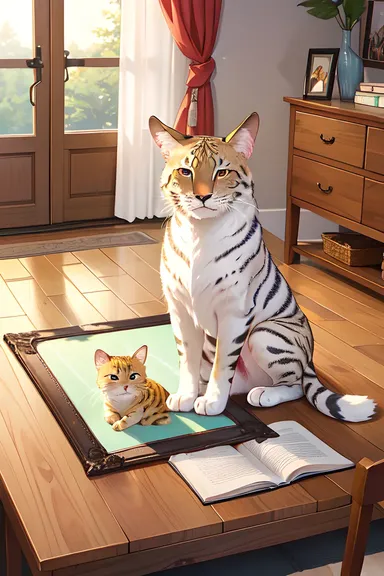 動物絵画フレーム芸術的表現