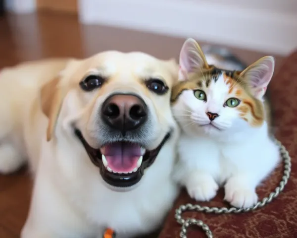 猫と犬の遊び心のギャラリー