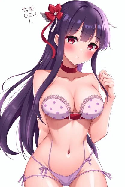 胸巨乳のアニメガールズのgif