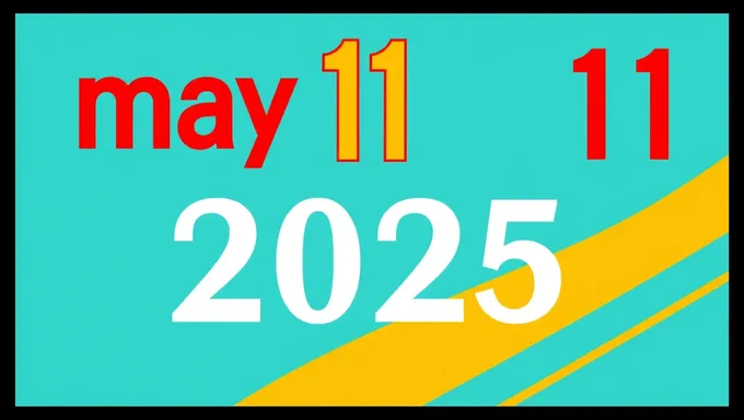 11 de Maio de 2025: Evento Significativo no Calendário