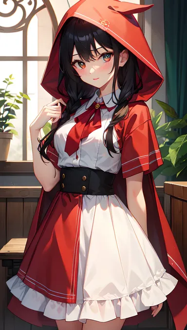 A Aventura Hentai de Little Red Riding Hood Desenvolve-se Lentamente