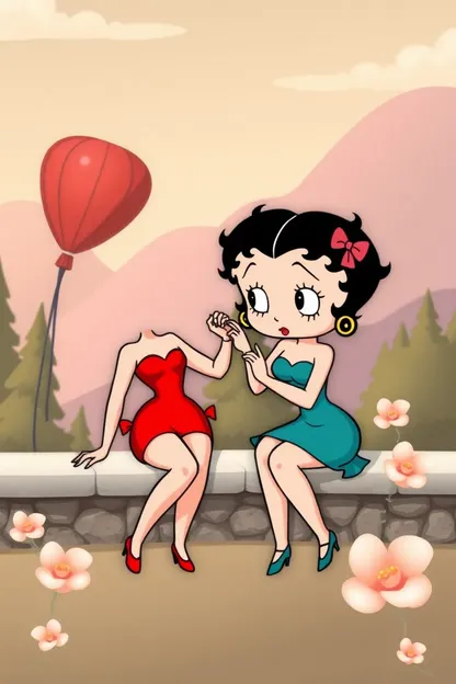 A Coleção de Imagens da Boa Tarde de Betty Boop