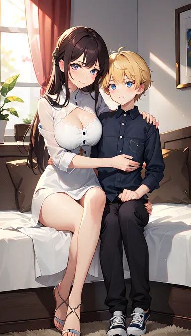 A História de Amor Secreto de Mãe e Filho de Hentai Mom Son