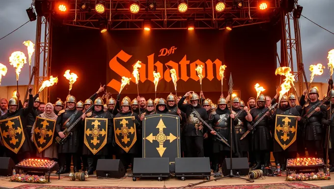 A Turnê Sabaton 2025 Traz Metal Pesado para o Palco