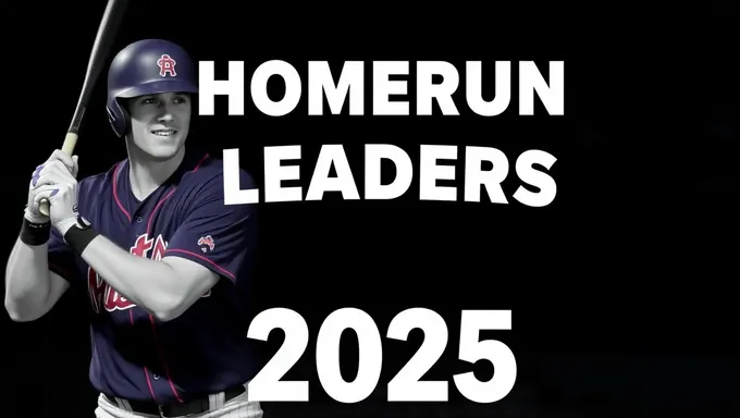 Acompanhamento do progresso dos líderes de home runs em 2025