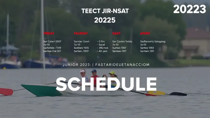 Agenda de regata junior para 2025 liberada