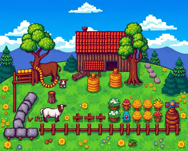 Animais da fazenda da vila de Stardew PNG