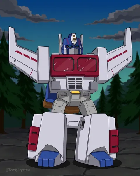 Análise da Série de Imagens do Transformers Cartoon