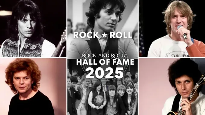 Anúncio da lista de indicados para o Hall da Fama do Rock e Roll de 2025