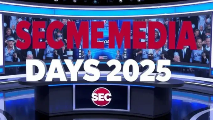 Anúncio do Evento Sec Media Days 2025