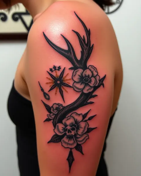 Aparência de escabecimento de tatuagem