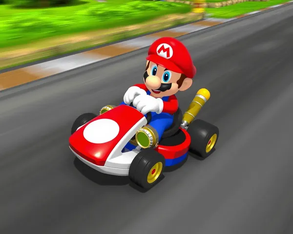 Arquivo de Gráficos PNG do Kart de Mario