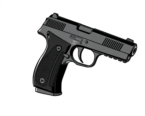 Arquivo de Imagem de Pistola no Formato PNG com Fundo Transparente