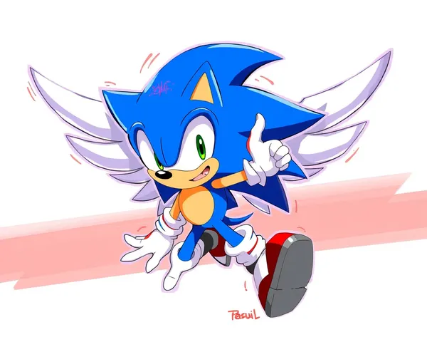 Arquivo de PNG HD de Azul Sonic Encontrado