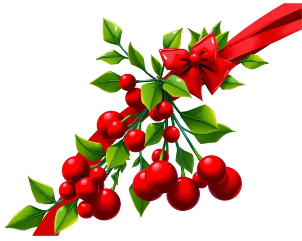 Arquivo de imagem de Mistletoe em formato PNG com detalhes