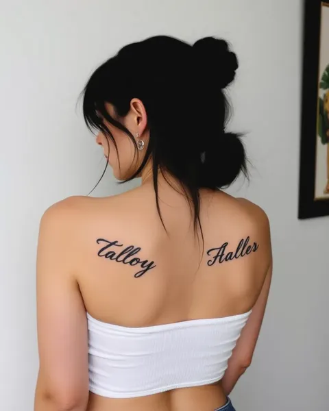 Arte de Tatuagem para Força Interna da Mulher