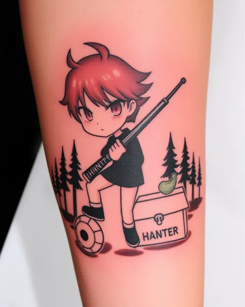 Arte de Tatuagem x Hunter