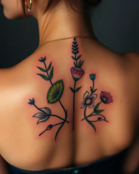 Arte de Tatuagens Naturalistas