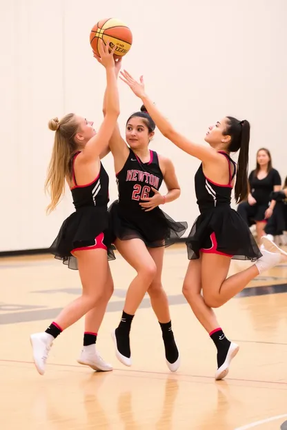 As Meninas do Newton Gostam de Jogar Basquete Todos os Dias