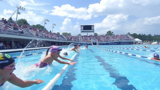 Atletas que competirão no Encontro de Natação IHSAA de Indiana em 2025