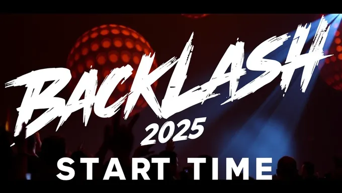 Backlash 2025: Hora de Início Confirmada pelas Autoridades