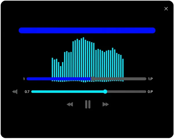 Baixar ícone PNG de Bar de Reprodutor de Música Gratuito