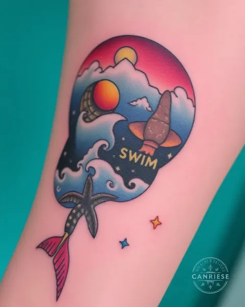 Beauté das Tatuagens Temáticas do Oceano Revelada