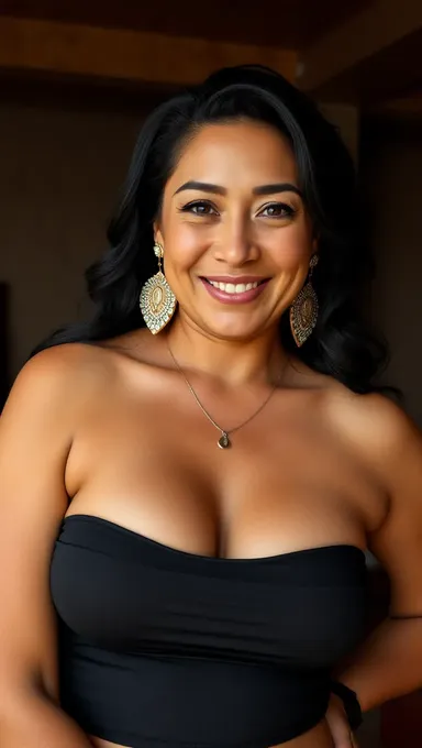 Bustos Naturais Grandes Milf: Físico Atraente da Mulher Adulta