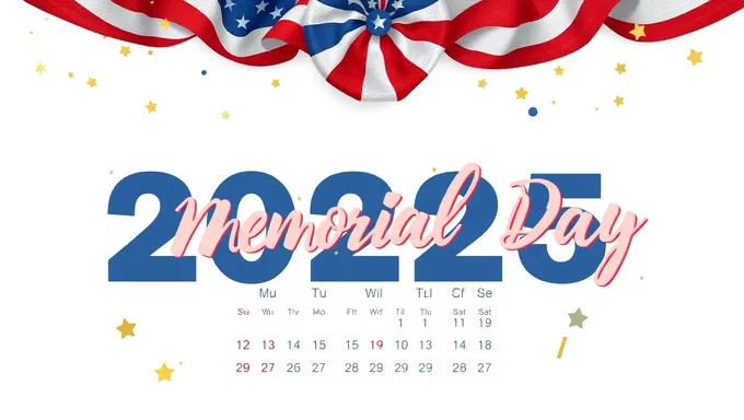 Calendário de feriados de Memorial Day 2025 foi liberado