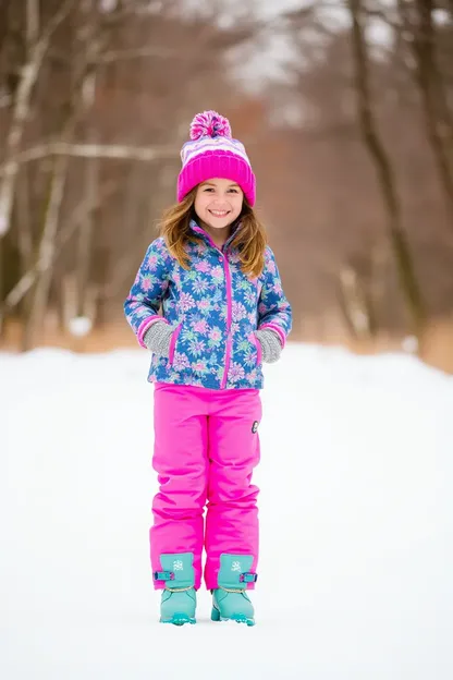 Calças de Neve para Meninas para Brincadeiras de Inverno