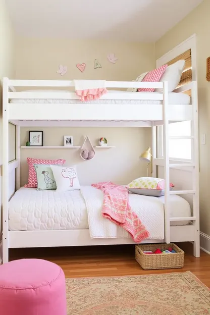 Cama de Bunk para Garotas de Twin e Full