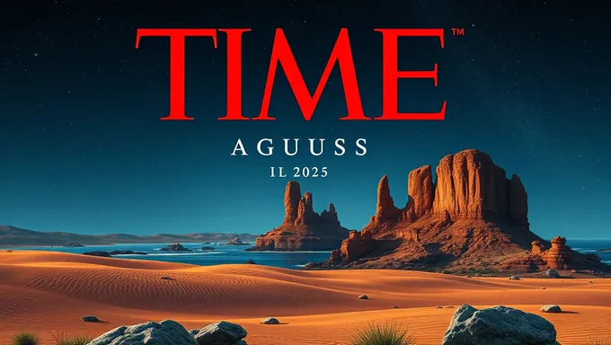 Capa da Revista Time de Agosto de 2025 Destaca Exclusividade