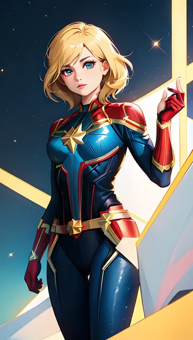 Captain Marvel R34 Domina o Universo Cósmico