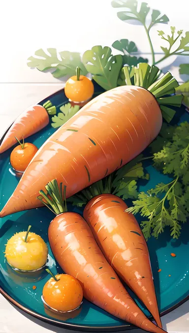 Carrot R34: Legume Único com Cor Laranja