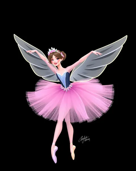 Cartoon Ballerina Images: Cute Animated Characters: Imagens de Balé de Cartoon: Personagens Animados Adoráveis