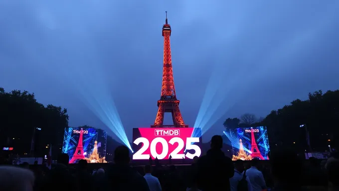 Cerimônia de Abertura do TMDB em Paris 2025 - Festa de Aniversário