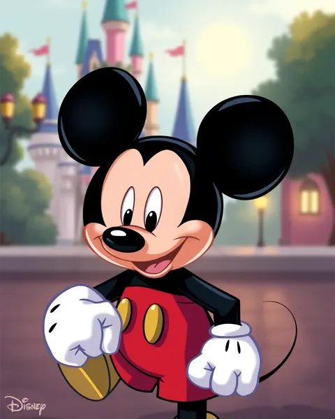 Coleção Rara de Imagens de Cartoons de Mickey Mouse