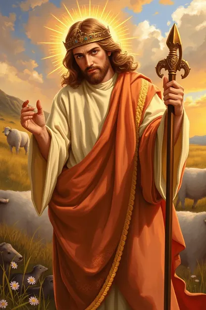 Coleção de Imagem do Jesus como Pastor Bom