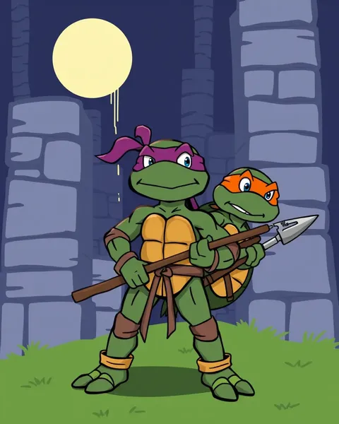 Coleção de Imagens de Cartum de Tmnt