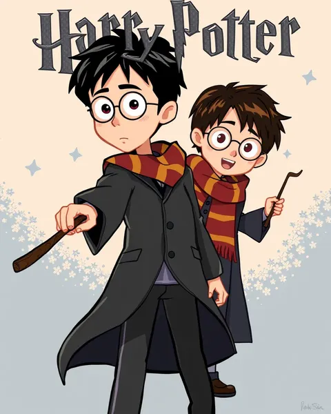 Coleção de Imagens de Harry Potter Cartoon