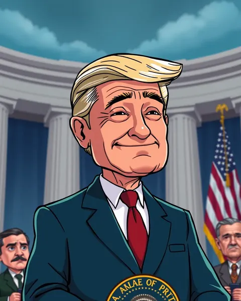 Coleção de Imagens de Presidente de Cartoon Disponíveis On-line