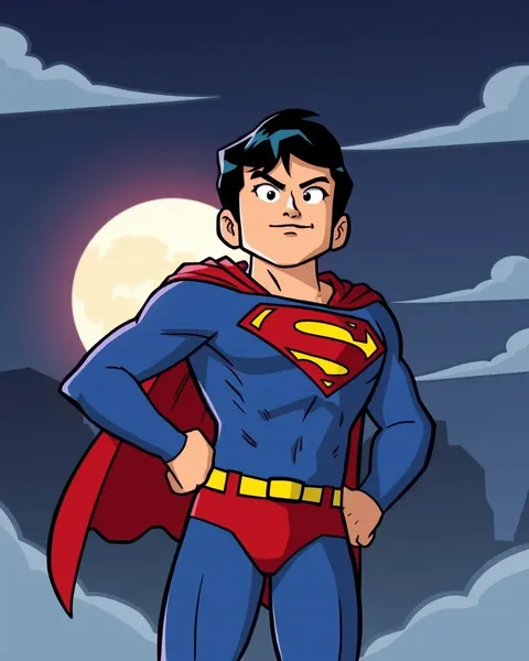 Coleção de Imagens de Superman Cartoon Encontradas Online