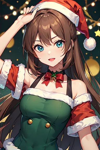 Coleção de Imagens e Ilustrações de Anime de Natal