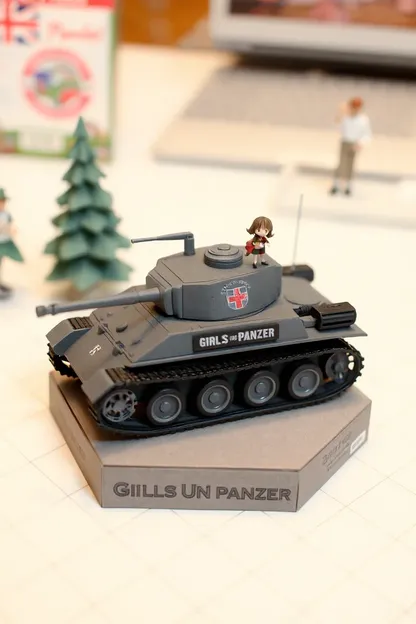 Coleção de Kit de Modelo de Papel da Menina Und Panzer