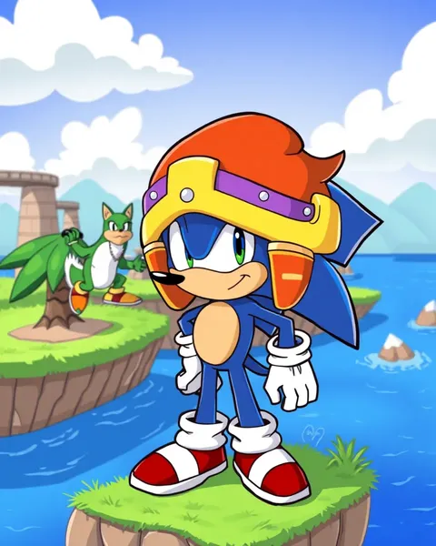 Coleção de imagens de desenhos de Sonic revelada online