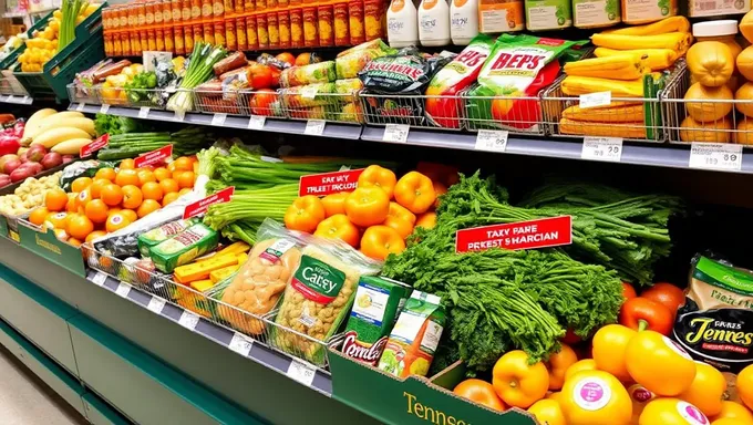 Compras de Comida sem Imposto em 2025 no Tennessee