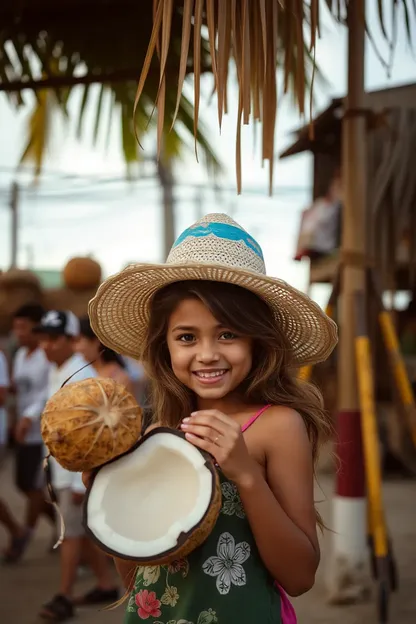 Conheça a Encantadora Menina do Coco