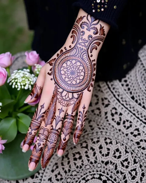 Conjunto de Tatuagem de Henna para Desenhos Temporários e Semi-Permanentes